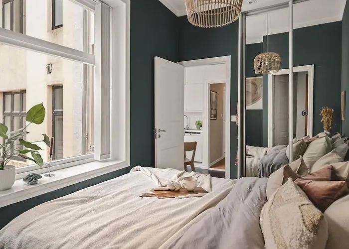 아파트 Lovely Townhouse Close To The Centre 베르겐